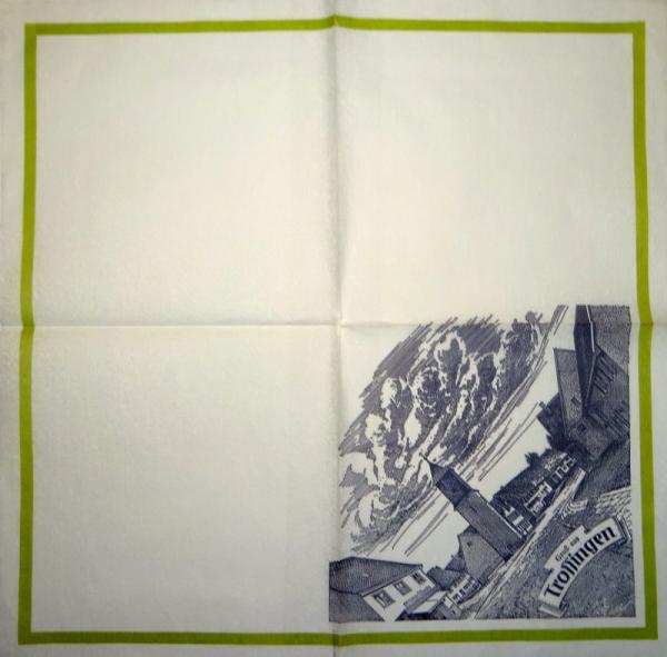 030 Germany - 1-ply - WIDA - Stuttgart - 35x35 cm